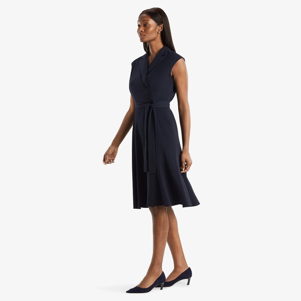 MMLaFleur The Isabelle Dress—Light Twill (Navy) - Sz 2